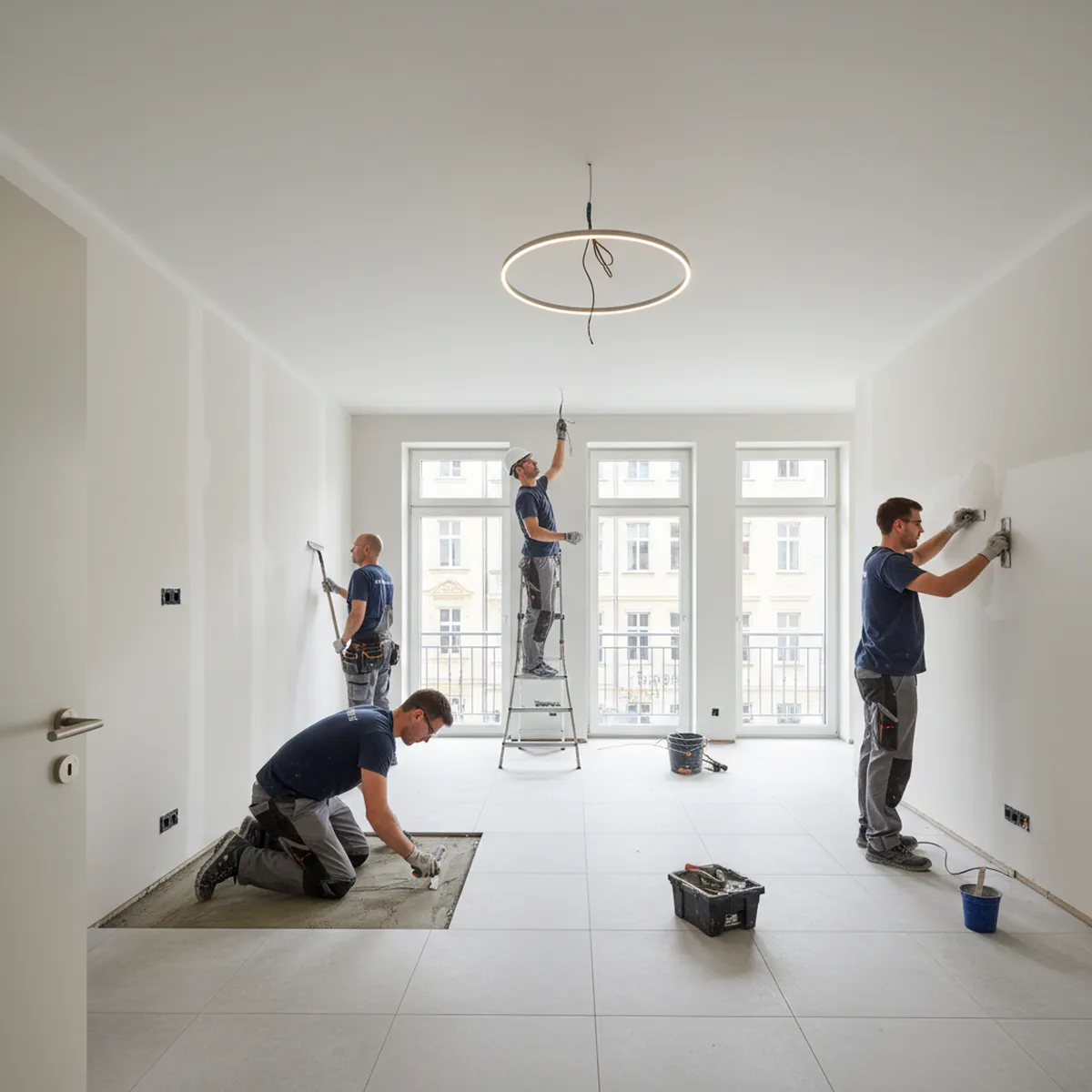 TGS Krüger Team bei der Arbeit