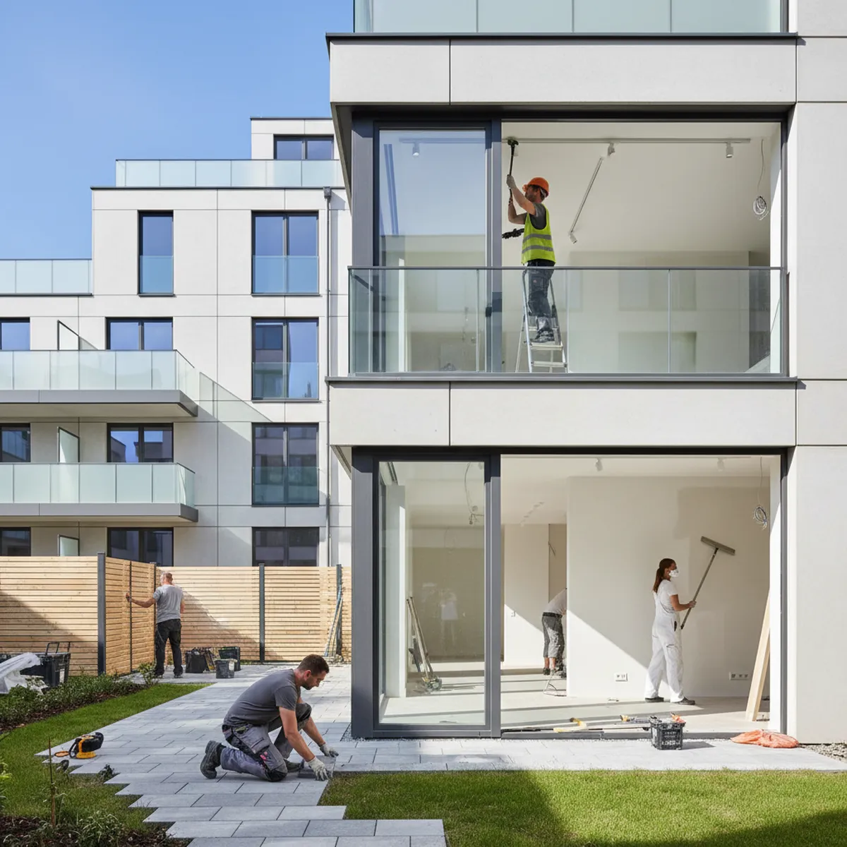 TGS Krüger Team bei der Arbeit