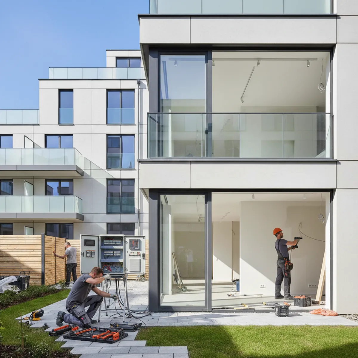 TGS Krüger Team bei der Arbeit